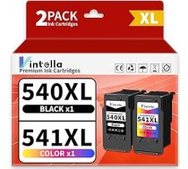 540XL 541XL Multipack Ersatz für Canon Druckerpatronen 540 541 XL Kompatibel mit Canon Pixma TS5150 MG3600 MG3650 MG3650S MG3650 MG4250 MX475 TS5100 MG3150 MG3500 MG4200 MX535 (Schwarz, Farbe)