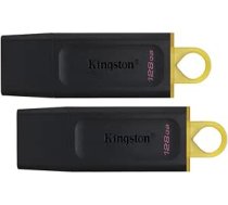 Kingston DataTraveler Exodia 128GB USB 3.2 zibatmiņas disks DTX / 128GB - 2 eksemplāru iepakojums