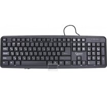 Kiriliskā usb standarta tastatūra kb-u-103-ru melna