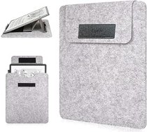 Caweet Aizsargvāciņš 11 collu Kindle Scribe - piemērots Colorsoft 1. paaudzes un 3. paaudzes 2025 versijai, augstas kvalitātes PU āda ar salokāmu statīvu - pelēks