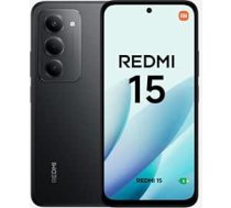 Xiaomi Redmi 15 5G, Dual, 256GB, 8GB RAM, pusnakts melns