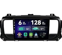 [6G+128G | Iebūvēts DAB+ 4G] - MSD auto radio Citroen Jumpy 3 / Peugeot Expert / Toyota Proace / Opel Vivaro | Android 15 GPS radio | CarPlay Android auto stūres vadības stūres vadības sistēma | Caméra | 2 DIN 9