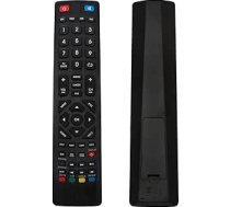 1 x Ersatz-Fernbedienung für Technika/Blaupunkt, perfekt geeignet für alle LCD-LED-3D-HD-Smart-TVs, Universal-Fernbedienung, keine Einrichtung erforderlich, Reichweite der Fernbedienung: 15 m, 23/157I