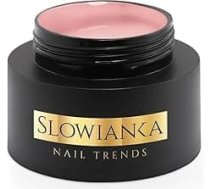 Slowianka Nail Trends Celtniecības gels, celtniecības gels UV, LED gels, gaiši smilškrāsas pārklājums, ideāla tikstropija, viegli izlīdzinošs, pašizlīdzinošs, 50 g celtniecības gēls želejveida nagiem, celtniecības gels UV lampai, smilškr