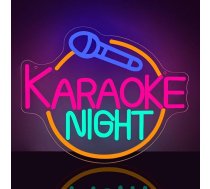 Karaoke nakts neona zīme Personalizēta mūzikas LED zīme USB gaismas zīme sienas neona lampai Dimmable mājas mūzikas studijai Mājas bārs Restorāns Restorāns Puse Klubs Dekorēšana