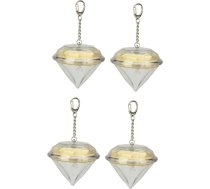 2 komplekti Saules powered Solar Dekoratīvie piekaramie gaismas diodes āra lampas dārza terasei Automātiska gaismas sensora funkcija 2 gab. x 2