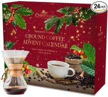 Kafijas Adventes kalendārs 2025-24 Premium Gourmet Coffee Ground Beans Dažādas garšas Dāvanas vīriešiem Sievietēm Unikāls Adventes kalendārs