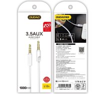 Dudao Audio kabelis stereo AUX mini jack 3,5 mm 3 lauki 1 m balts
