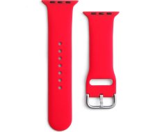 Silikona siksniņa Apple Watch 2-9/SE 38/40/41mm silikona siksniņai APS sarkana