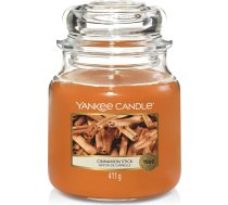 Yankee Candle aromātiskās sveces vidējā stikla kārba. Cinnamon Stick. Degšanas laiks līdz 75 stundām