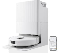 roborock Qrevo Pro robotizētais putekļsūcējs ar mopēšanas funkciju un pacelšanas mopu, FlexiArm dizaina malu tīrīšana, 7000 Pa, 60 °C karstā ūdens mazgāšana, atsevišķa paklāju stratēģija (balta)