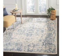 Safavieh tradicionālais paklājs viesistabai, ēdamistabai, guļamistabai - Čarlstona kolekcija, ar īsu pūru, ziloņkaula un zila, 200 x 300 cm