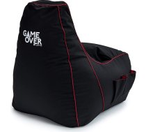 Game Over Video Gaming Bean Bag Gaming Chair | Indoor Living Room | Side Pockets for Controller Headset, Holder | Ergonomic Design for Dedicated Gamers