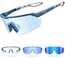 Lamicall velosipēdu brilles vīriešiem Quick brilles sievietēm – [3S paštonējošas] [28 g TR-90 ultravieglas] saulesbrilles velosipēdistiem ar regulējamu deguna spilventiņu un ausu daļu, UV400 skriešanas brilles sporta brilles velosipēdistiem
