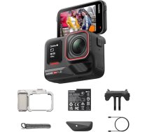 Insta360 Ace Pro 2 Xplorer Bundle Moon Silver – ūdensizturīga 8K darbības kamera, izstrādāta sadarbībā ar Leica, 1/1,3 collu sensors, divkāršs AI mikroshēmas, vadošā veiktspēja vājā apgaismojumā, labākais audio ieraksts ielu fotogrāfij
