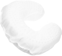 Cabilock 1 x U veida lateksa spilvens kakla atbalstam, ergonomisks ceļojuma spilvens bez pārklāja ceļojumiem, darbam, braukšanai, kempingam, balts krāsā optimālam atbalstam