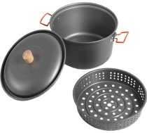 Kempinga katli virtuvei | Liela tilpuma pārnēsājams katls, piemērots pārgājieniem un ceļojumiem – alumīnija sakausējuma virtuves piederumi, viegli, karstumizturīgi, piemēroti piknikam, ceļojumiem