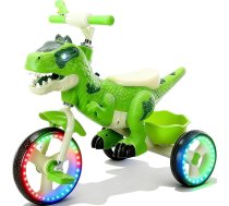 NMM dinozauru tricikls, tricikls no 2 gadu vecuma, dinozauru rotaļlieta ar mūziku, gaismām un signālu, rotaļlieta no 2 gadu vecuma, bērnu velosipēds, līdzsvara velosipēds no 2, 3, 4, 5, 6 gadu vecuma
