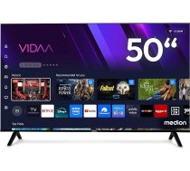 MEDION 125,7 cm (50 collu) Ultra HD televizors (Smart TV, Dolby Vision HDR, HBO Max, MagentaTV, Prime Video, Disney+, DAZN, Paramount+, Dolby Atmos, VIDAA Store, HbbTV, PVR, Bluetooth, MD 850301)