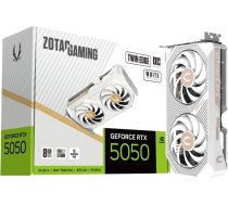 Grafiskā karte spēļu geforce rtx 5050 twin edge oc white