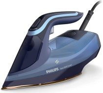 Philips Azur 8000 sērijas tvaika gludeklis - 55 g/min nepārtraukta tvaika padeve, 240 g tvaika, 3000 W, OptimalTEMP tehnoloģija, SteamGlide Elite, gaiši zils (DST8020/20)
