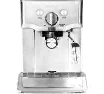 Gastroback 42709 Design Espresso Pro, Espresso automāts ar filtru turētāju, Piena putošanas sprausla, 15 bāru, 1,5 l, termobloka sildīšanas sistēma, 18/8 nerūsējošais tērauds, pelēks