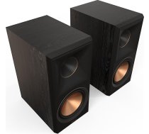 Klipsch Reference Premiere RP-600M II grāmatu plaukta skaļruņu pāris ar lielāku 90° x 90° Hybrid Tractrix ragu, 6,5" kerametāla zemfrekvences skaļruni dinamiskai mājas kinozāles skaņai, melnkoks