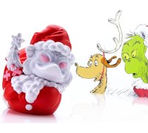 TUBBZ Amazon ekskluzīvs: The Grinch Book Santa Claus Costume Vinyl Collectible Duck Tbz.