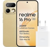 realme viedtālrunis 16 Pro 5G 256GB 8GB Master Gold INT+NFC RMX5120 EU