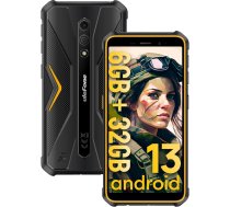 Ulefone Armor X12 āra mobilais tālrunis, 6GB + 32GB/256GB SD āra viedtālrunis bez līguma, Android 13 4860mAh viedtālrunis, 13MP + 8MP Octa Core, 5,45 collu HD+ IP69K ūdensizturīgs, 4G Dual SIM/Face ID/NFC/GPS Orange