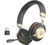 Earbay bezvadu austiņas, V5.3 Bluetooth austiņas ar mikrofonu trokšņu slāpēšanai un 45 h darba laiku, Bluetooth austiņas ar mikrofonu un USB donglu datoram/telefonam/ birojam/zvani/komandām/izmēra/darbam