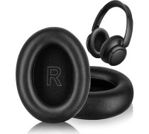 Q30 Ersatz-Ohrpolster für Anker Soundcore Life Q30BT/ Q35BT Kopfhörer, Weiche Schaumstoff-Ohrpolster, Q35 Q30 BT Proteinleder-Ohrpolster (schwarz)