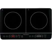 ProfiCook indukcijas plīts, 2 plātnes, karstums sekundēs, 10 līmeņi, taimeris, līdz 240 °C, dubultā indukcijas plīts, 2 plātnes, indukcijas plīts, PC DKI 1067