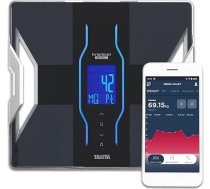 Tanita RD-953 Körperanalysewaage Schwarz | Personenwaage digital mit Bluetooth & medizinischer Technologie | Waage mit Körperfett und Muskelmasse, Muskelqualitätsmessung, 11 Körperwerte