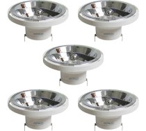 Sigmaled apgaismojums, 5 iepakojuma AR111 G53 14W (120W halogēna ekvivalents) 12V AC/DC neitrāli balta 4000K 1050 lūmenu AR111 LED spuldzes