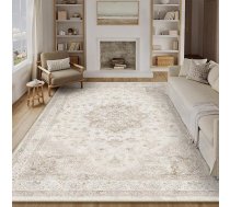 Vintage krāsas smilškrāsas paklājs viesistabai 200 x 300 cm; paklājs guļamistabai un viesistabai; Boho stila mazgājams paklājs; mīksti neslīdoši paklāji; paklājs ēdamistabai un birojam; īsspalvu liela izmēra paklājs