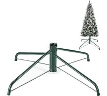 Ziemassvētku eglītes statīvs, 40 cm, izturīgs metāla turētājs ar 7/8" caurumu lielām eglēm, stabila salokāma pamatne 1,2 m, 1,5 m un 1,8 m garām Ziemassvētku eglēm, lietošanai telpās un ārā