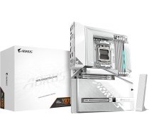 GIGABYTE X870 AORUS Stealth Ice pamatplate - Atbalsta AMD Ryzen 9000 procesorus, digitālā 16+2+2 fāžu VRM, līdz 8200 MHz DDR5 (OC), 2 x PCIe 5.0 + 2 x PCIe 4.0, Wi-Fi 7, 5GbE LAN, USB 4