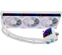 Thermalright TR Frozen Infinity 360 White CPU Aio dzesētājs, TL-M12W*3 PWM ventilators, datora CPU ūdens dzesētājs, ARGB Infinity spogulis, 360 CPU dzesēšanas šķidrums: LGA1851/1700/115X/2011, datora ūdens dzesēšana.