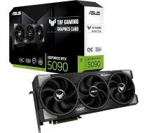 ASUS TUF Gaming GeForce RTX 5090 OC Edition 32GB GDDR7 spēļu grafiskā karte (Nvidia GeForce RTX5090, 3.6 slotu konstrukcija, PCIe 5.0, 2x HDMI 2.1b, 3x DisplayPort 2.1a)