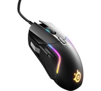 SteelSeries Rival 5 Wired Gaming Mouse Optiskā Ergonomiskā, apgaismota, melna, pelēka 62551