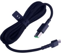 1.9M Micro USB uzlādes kabelis, saderīgs ar Razer Viper Ultimate, Basilisk Naga Pro, DeathAdder V2 Pro, spēļu peles kabeli (melns)