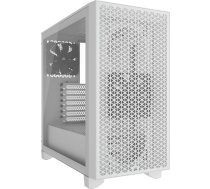 CORSAIR 3000D Airflow Mid-Tower PC korpuss - 2 x SP120 Elite ventilatori - četru slotu GPU atbalsts - līdz 8 x 120 mm ventilatoriem - augstas gaisa plūsmas dizains - balts
