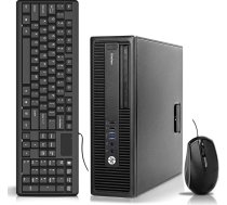 HP EliteDesk 800 G2 SFF galddators, Intel Core i5-6500, 8GB RAM, 256GB SSD, ASV tastatūra, WiFi, Bluetooth, Windows 11 Pro (atjaunots)