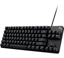 Logitech G G G413 TKL SE mehāniskā spēļu tastatūra - kompakta aizmugures izgaismota tastatūra ar taktiliem mehāniskajiem slēdžiem, aizsargāta pret spoku, saderīga ar Windows, macOS, QWERTY UK angļu izkārtojums - melna