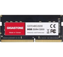 [DDR4 RAM] Gigastone portatīvo datoru RAM 8GB DDR4 RAM 8GB DDR4-3200MHz PC4-25600 CL22 1.2V SODIMM 260 Pin/Pin Unbuffered Non-ECC Datoru atmiņa RAM (tikai piezīmjdatoriem / portatīvajiem datoriem)