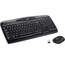 Logitech MK330 bezvadu tastatūras un peles komplekts, 2,4 GHz savienojums, izmantojot USB Unifying uztvērēju, 4 programmējami G-klaviatūras taustiņi, akumulatora darbības laiks no 12 līdz 24 mēnešiem, PC / klēpjdators, skandināvu izkārtojums