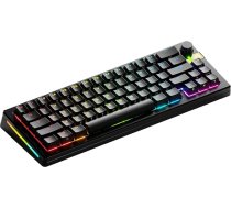 Glorious Gaming GMMK 3 PRO HE: Drahtlose Tastatur mit Rapid Trigger, Hall-Effekt, Aluminiumgehäuse, 8K-Abrufrate, Hot-Swap (MX- & HE-Schalter), anpassbare Auslösung, Kompakt 65 %, USA QWERTY - Schwarz