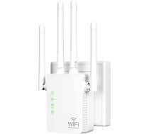 WiFi signāla pastiprinātājs līdz 5000 kvadrātpēdu un 55 ierīcēm, liela darbības attāluma pastiprinātājs un Ethernet ports, piekļuves punkts, 1 pogas iestatīšana, saderīgs ar Alexa
