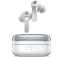 Samsung Galaxy Buds4 Pro bezvadu Hi-Fi Bluetooth austiņas, divvirzienu skaļrunis, adaptīva trokšņu slāpēšana, austiņas ausīs, 360 audio, AI aģents ar balss vadību, baltas krāsas